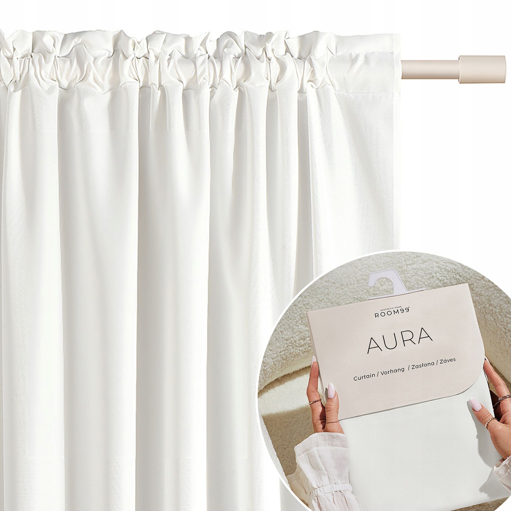  Curtain ready for the living room on the ribbon teeth tunnel 140x240 aura size indian