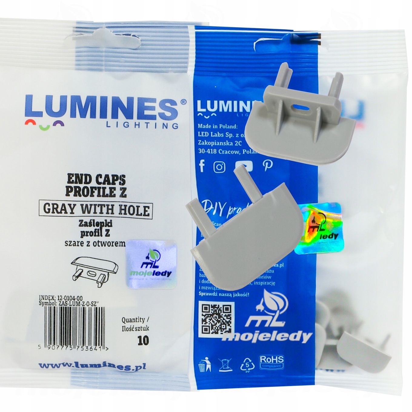  Alumīnija profils iledo balts lentes led piekārts 2m