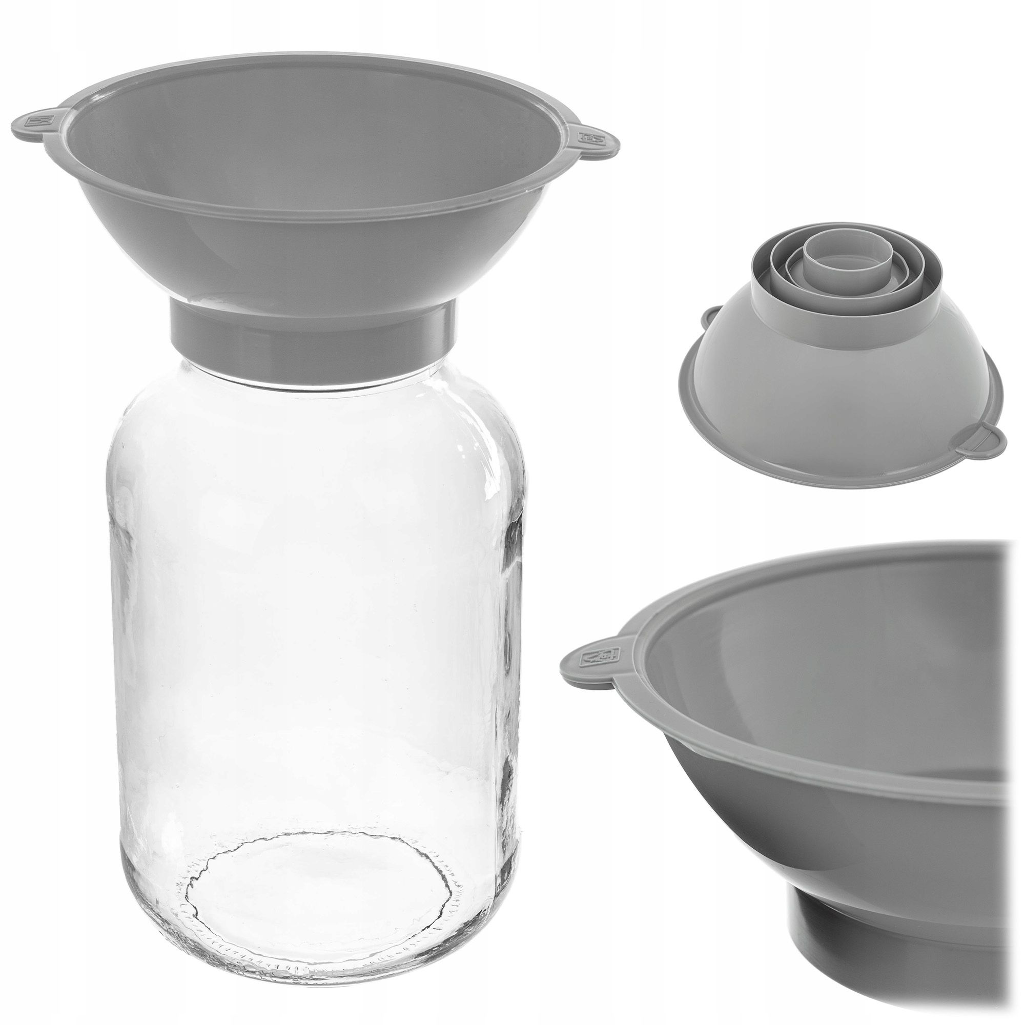  Lievik na fľaše balóny tinktúry víno kuchyňa so sitom filter fi 120 mm