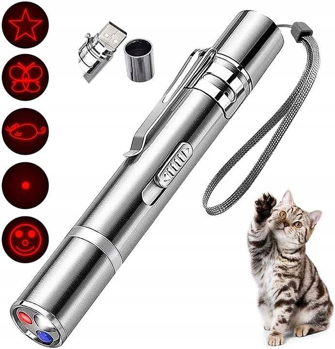 3in1 laserpointer für die katze usb uv-taschenlampe