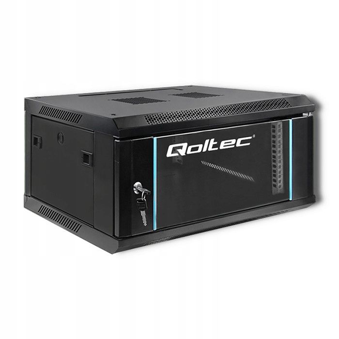  Tarnplatte abdeckung 1u für die garderobe rack 19” qoltec stahl schwarz
