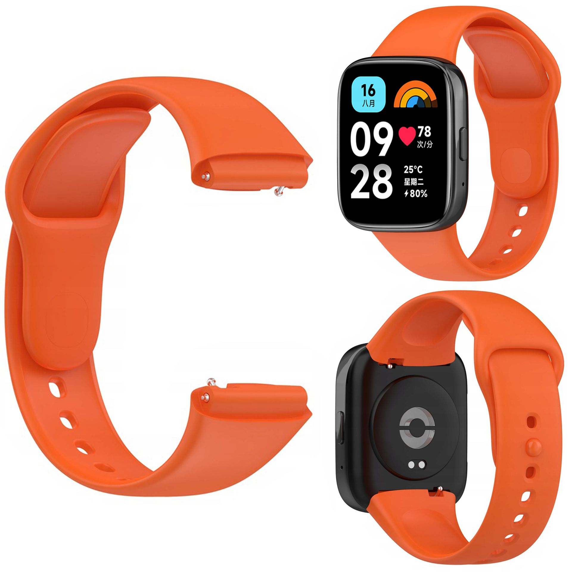  Strap bracelet nylon rabbitmob - xiaomi redmi watch 3 active | black