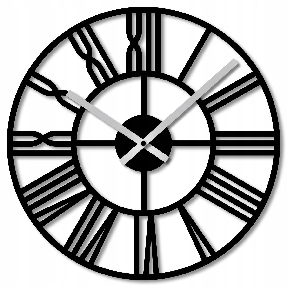  Wall clock 60 cm clock on the wall big clock openwork classic big numbers