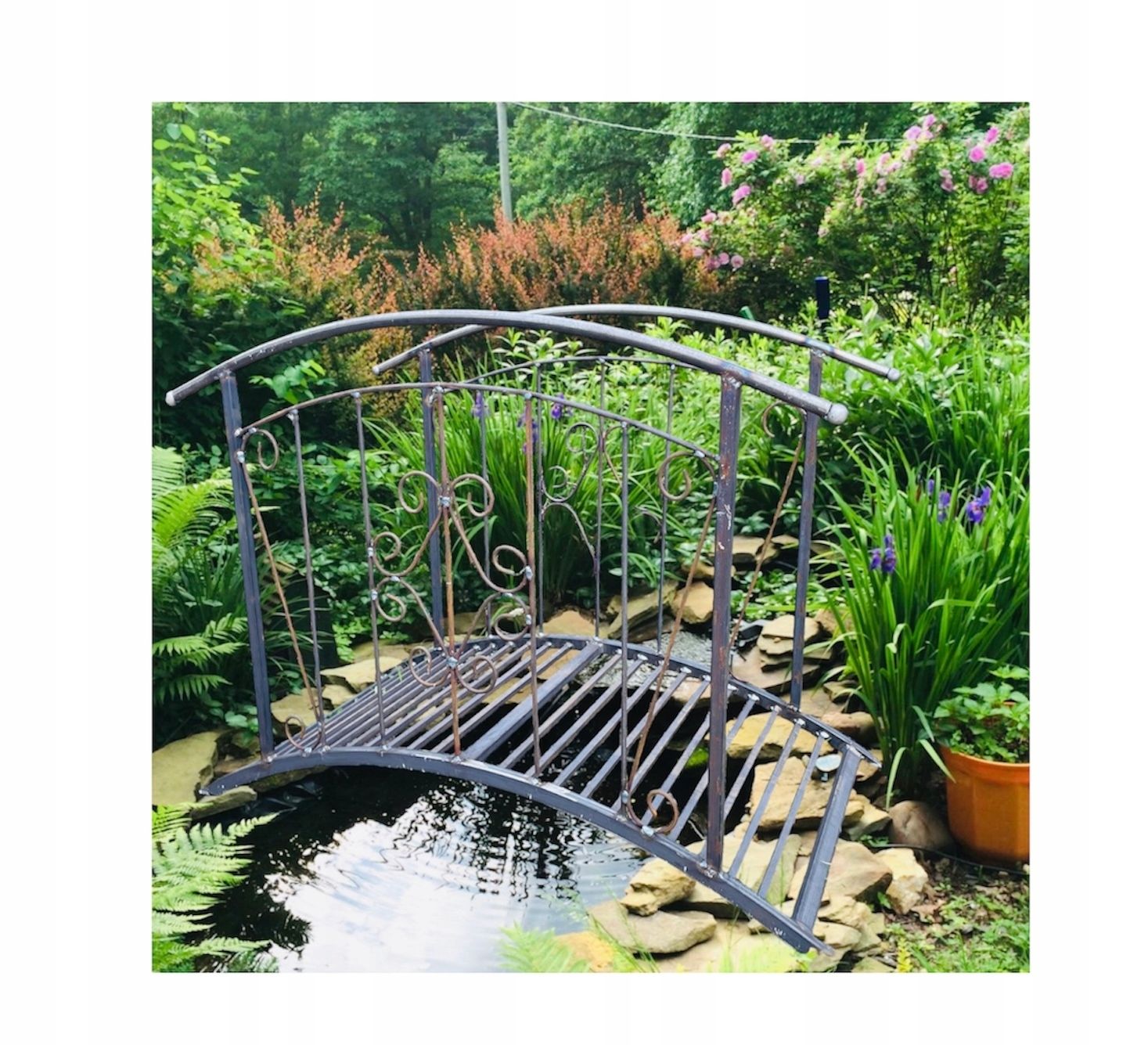  Support for bushes plants flower roses pergola 30/50cm single-seater semicircular