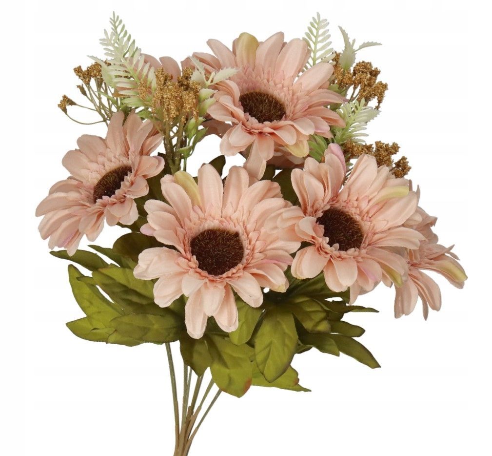  Mākslīgie ziedi kā dzīvs gerbera 50cm kvalitāti premium