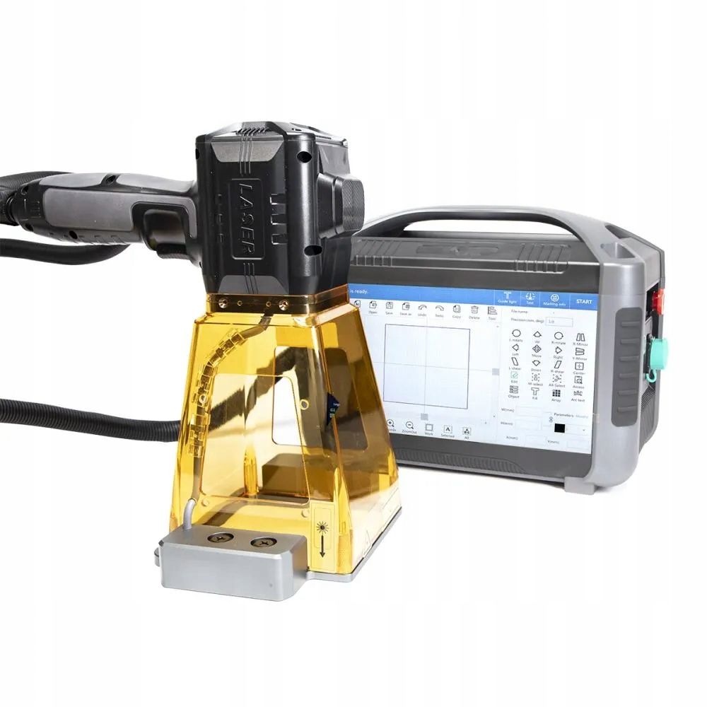  Mobil lasergravurmaschinen easymarker 30w 100x100mm mobil etikettiermaschine