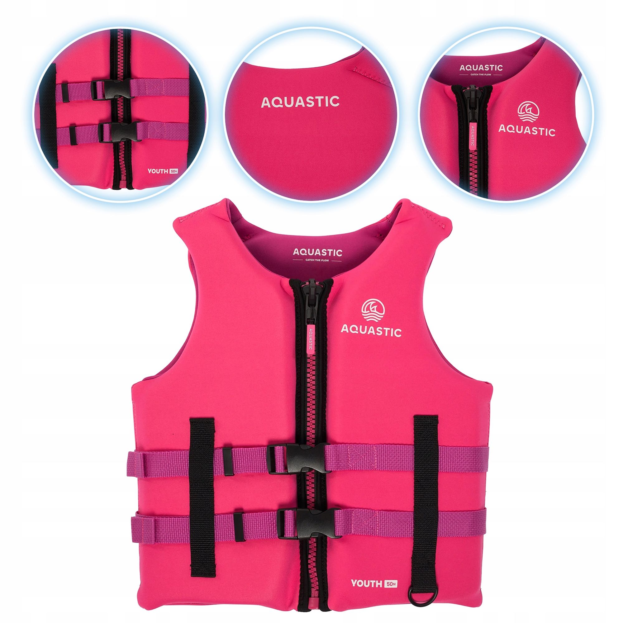  Apsauginė liemenė vaikiška liemenė 116cm aquastic youth 50n