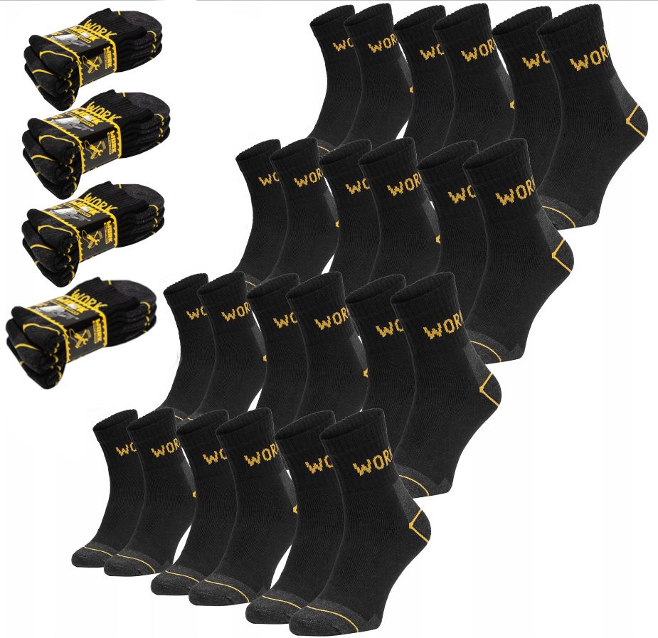  Pracovní ponožky work socks 43/46 odolný odolný ponožky bhp 6 páry