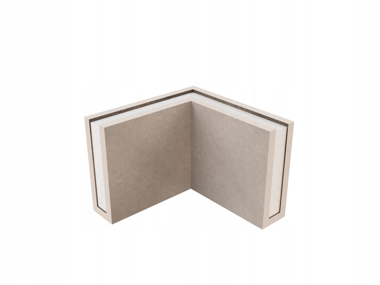  Roh páska strop mřížky ochrana římsa knauf 15 cm x 20 cm
