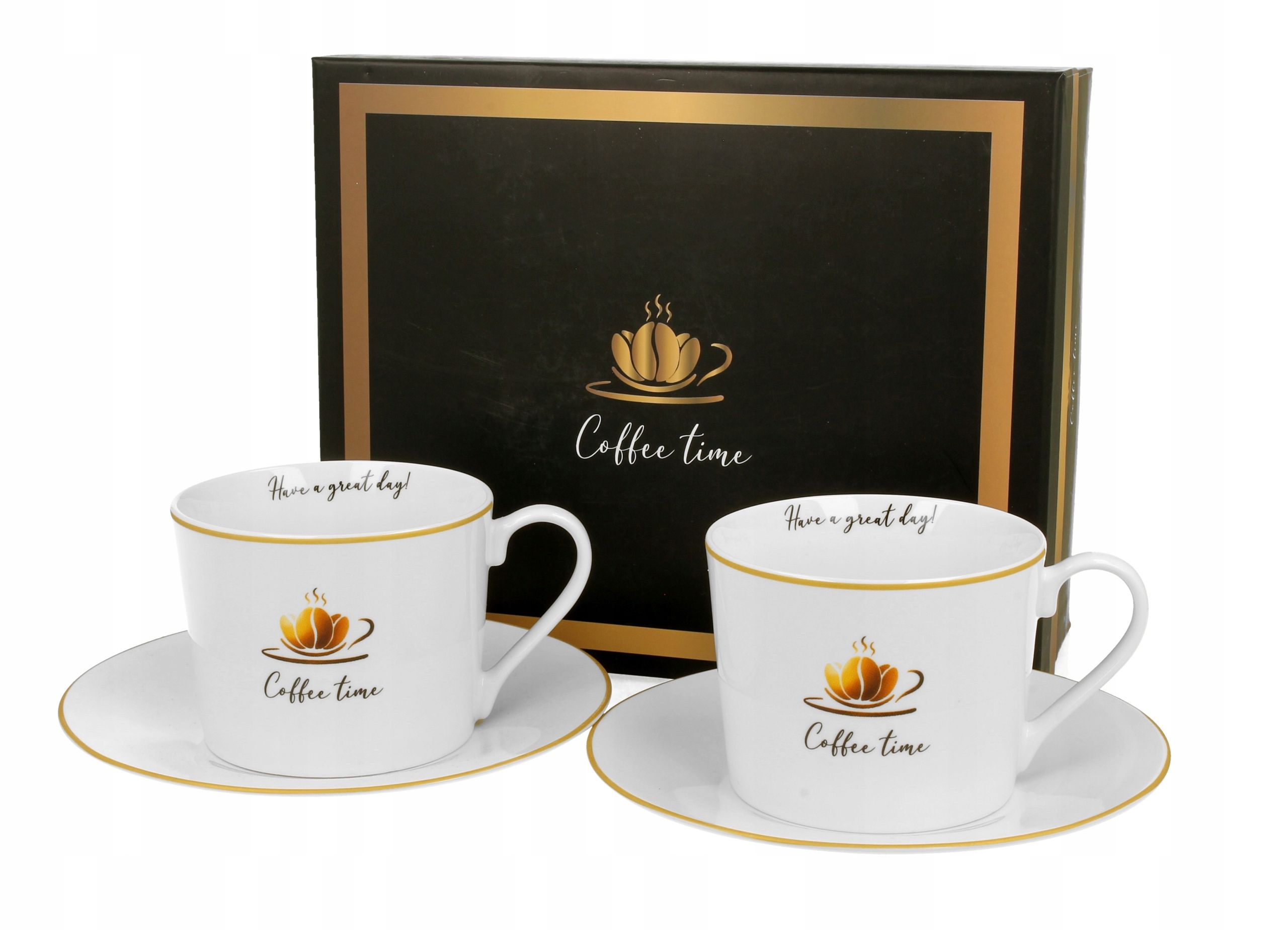  2 cups espresso with saucers safa