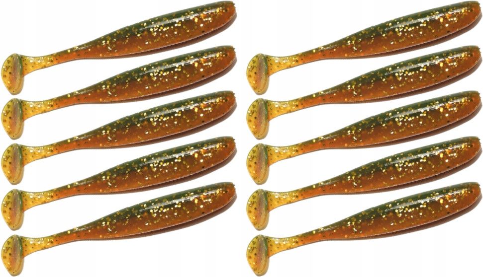  Keitech easy shiner 3' 7cm orange gold dust glühen