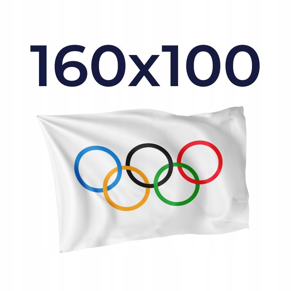  Flagge olimpijska olympiade 120x75cm premium / großartig fest - hersteller