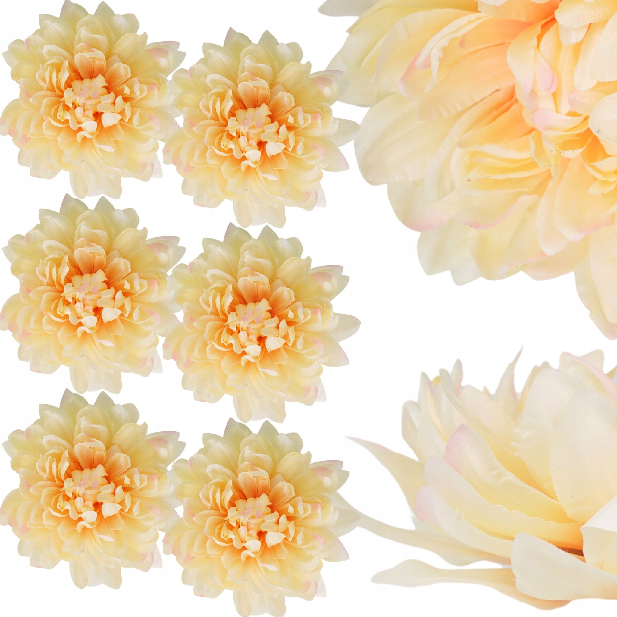  Mākslīgais zieds orhideja zars dekoratīvs rotājums florists pik 62cm