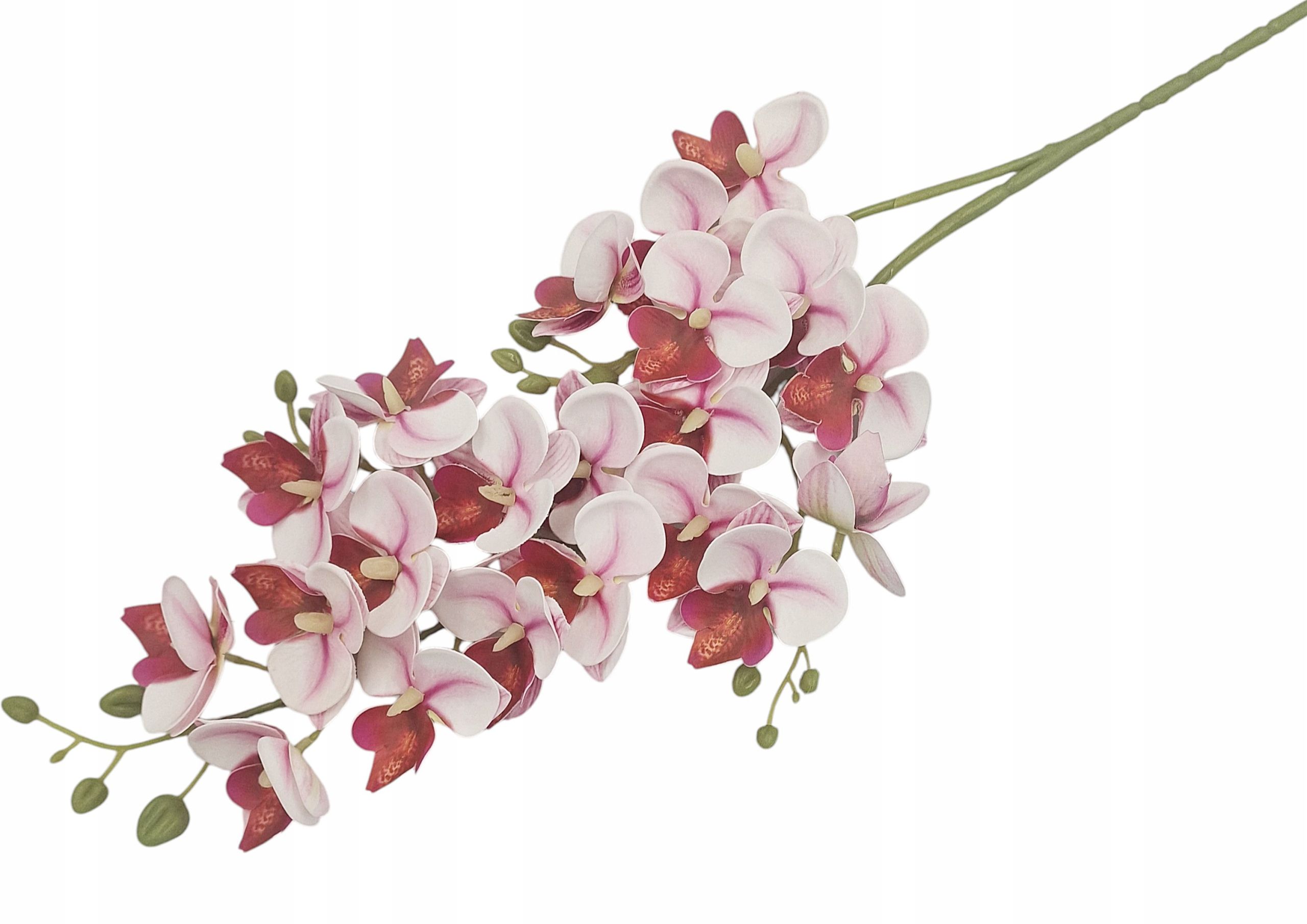  Orchid twig 20 flowers 76 cm rubber