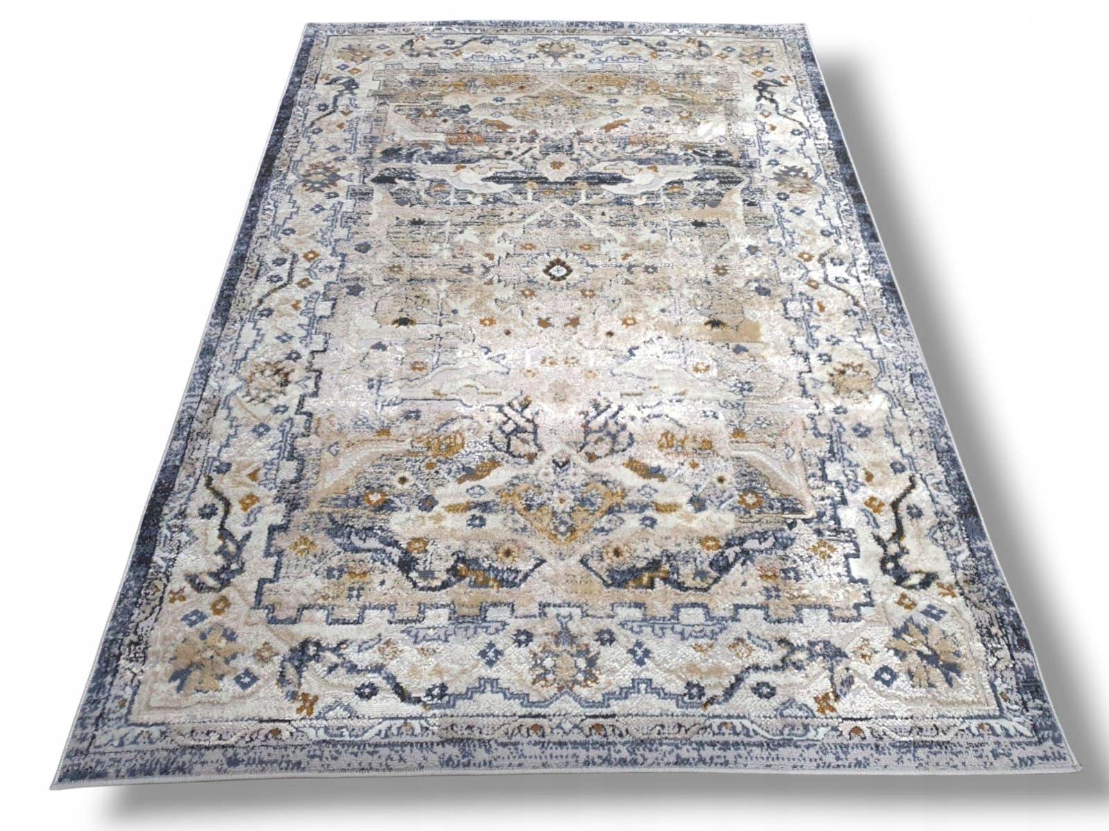  Kilimas laila vintage lofto stiliaus pilkas mėlynas 200x300 nakrapiany betonas pilka