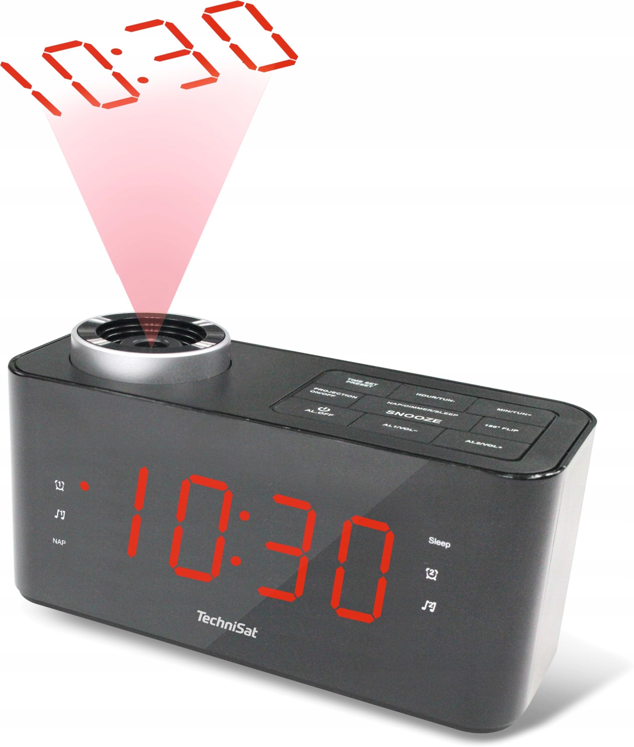  Radio alarm clock technisat digiclock receiver fm clock lcd led for the kitchen bedroom