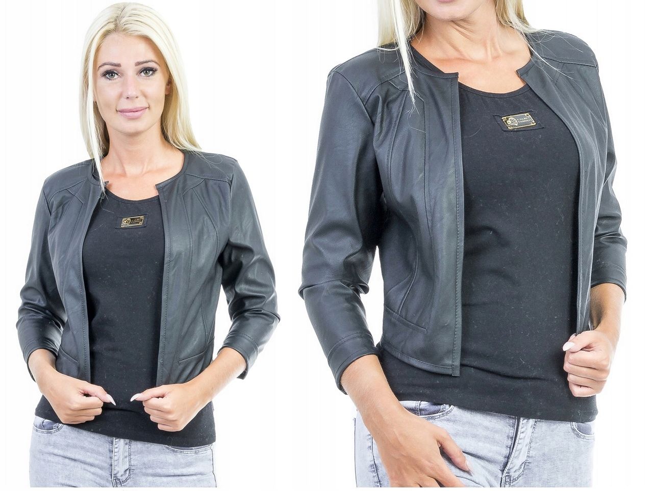  Bolero-jacke jacke öko-leder (36-50) 46