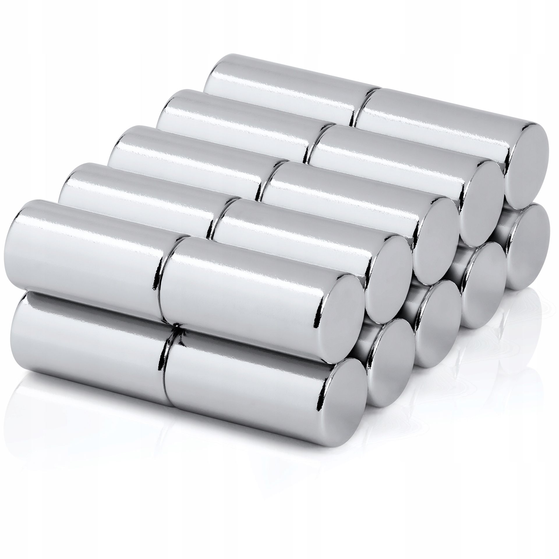  Neodymový valcový magnet fi 5x10 mm, pevný okrúhle plochý valec, 20 počítač.
