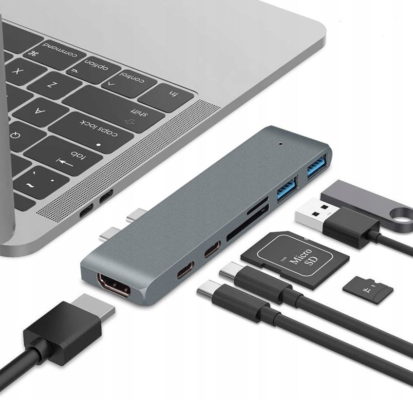  Hub usb skirstytuvas skirstytuvas prievadų aktyvusis maitinimo šaltiniai stikliukai 7x usb 3.0