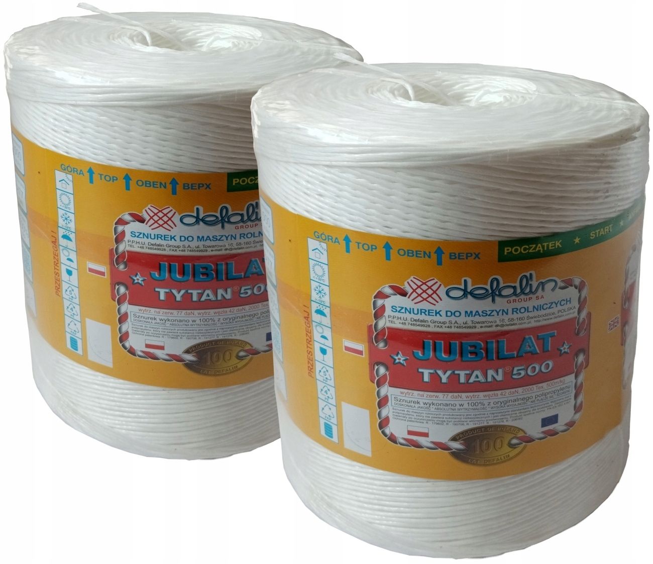  Heuballenseil tex 2000 2000m 2km weiß landwirtschaftlich chemitex