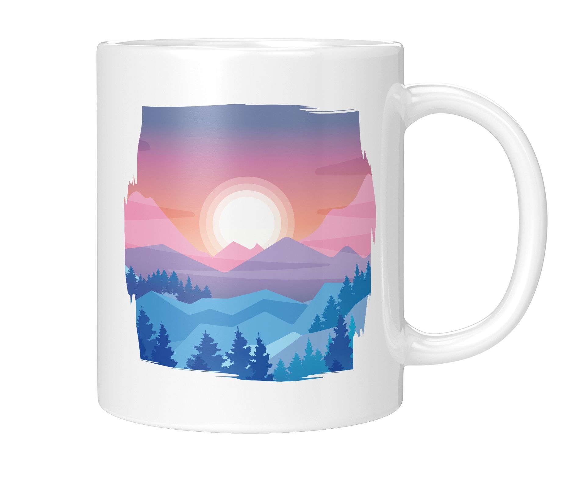  Keramikbecher 330 ml sommer sanduhr