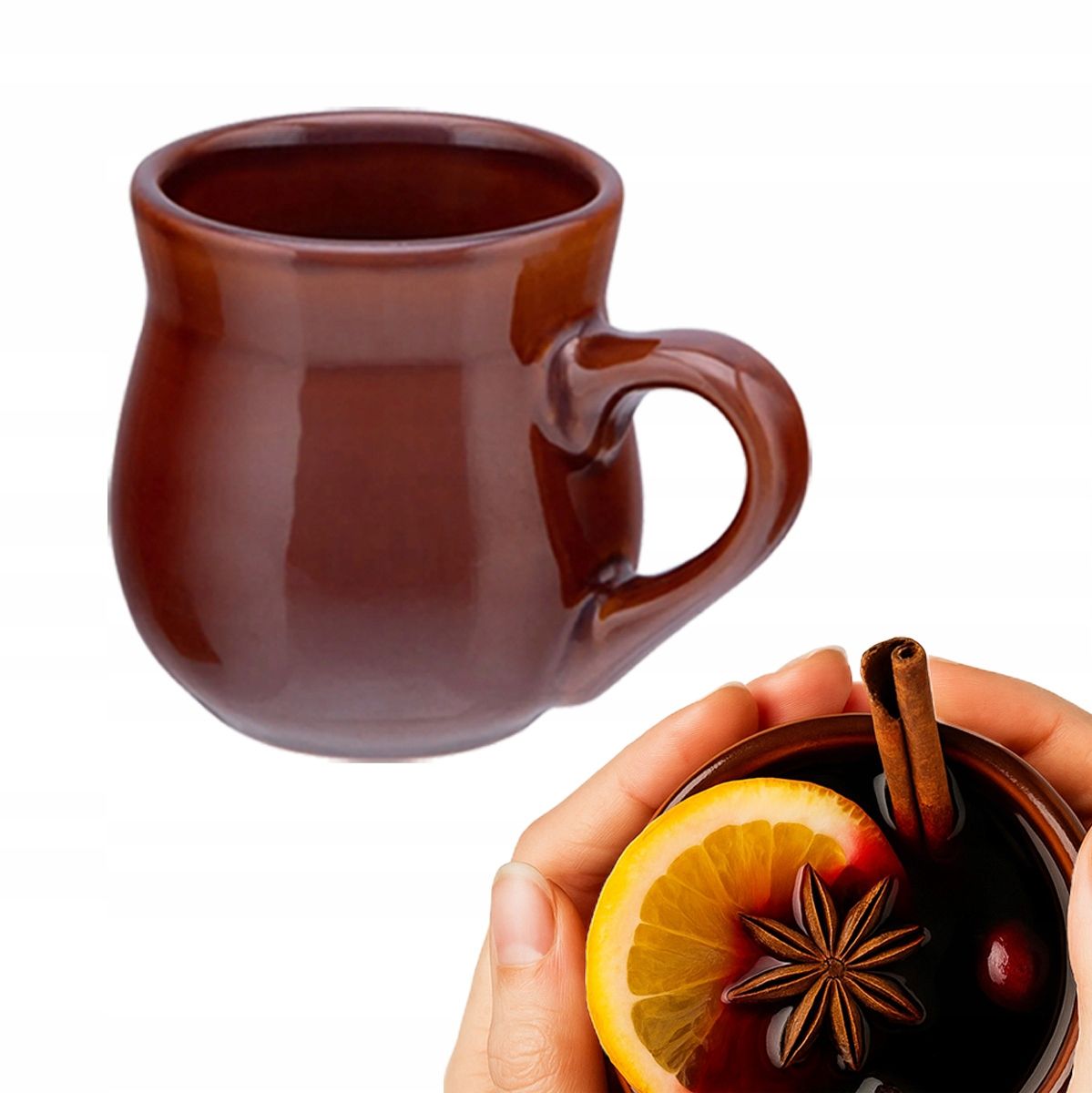  Tassen mit nach gehör für glühwein wein i bier keramik altom design 250 ml 6 pcs.