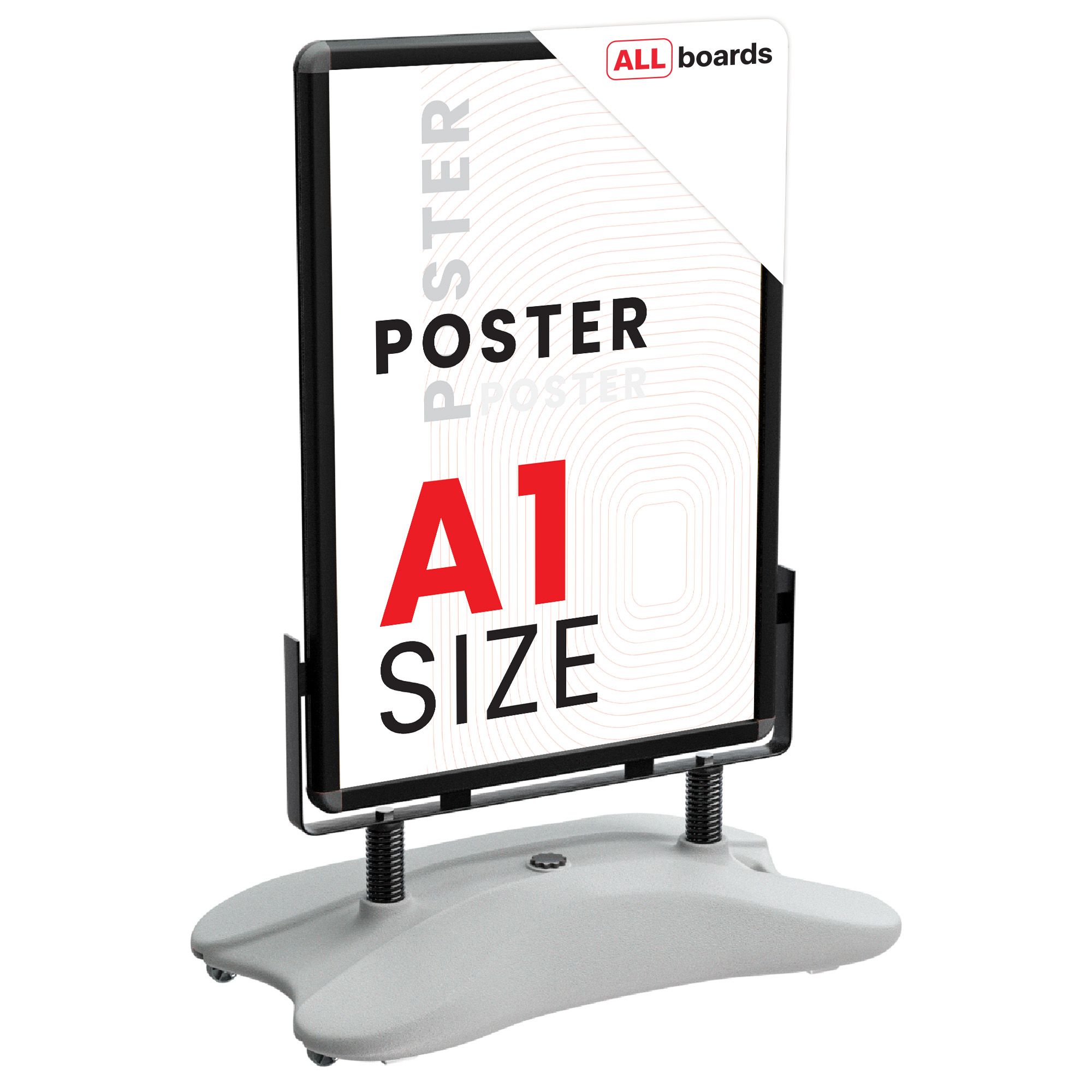  Rėmelis plakatui a1 owz sidabras rėmas užrakto