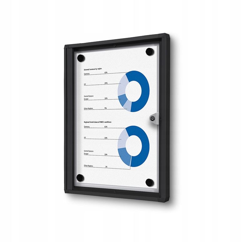  Showcase magnetic informational - ads black color 9xa4