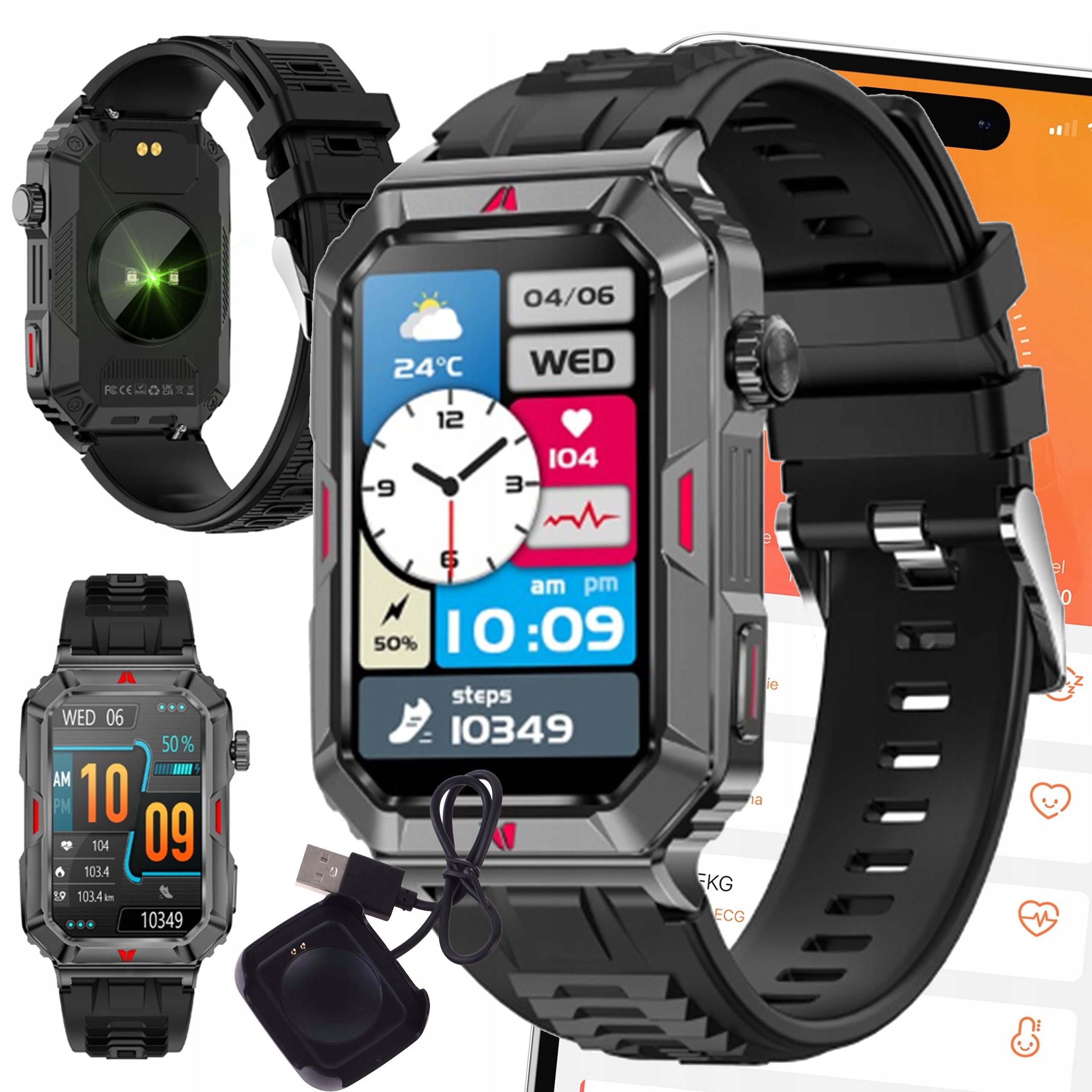  Chytré hodinky náramek na chytré hodinky atletický pro sport puls rozhraní bluetooth jízdní kolo