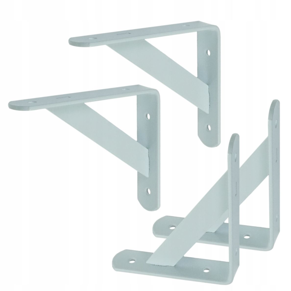  Plauktu kronšteini koka pastiprināts 150kg 300 x 190 x 25 mm 6 datoriem.