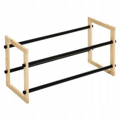  Bamboo shoe rack 3 levels on 9 pairs shoe