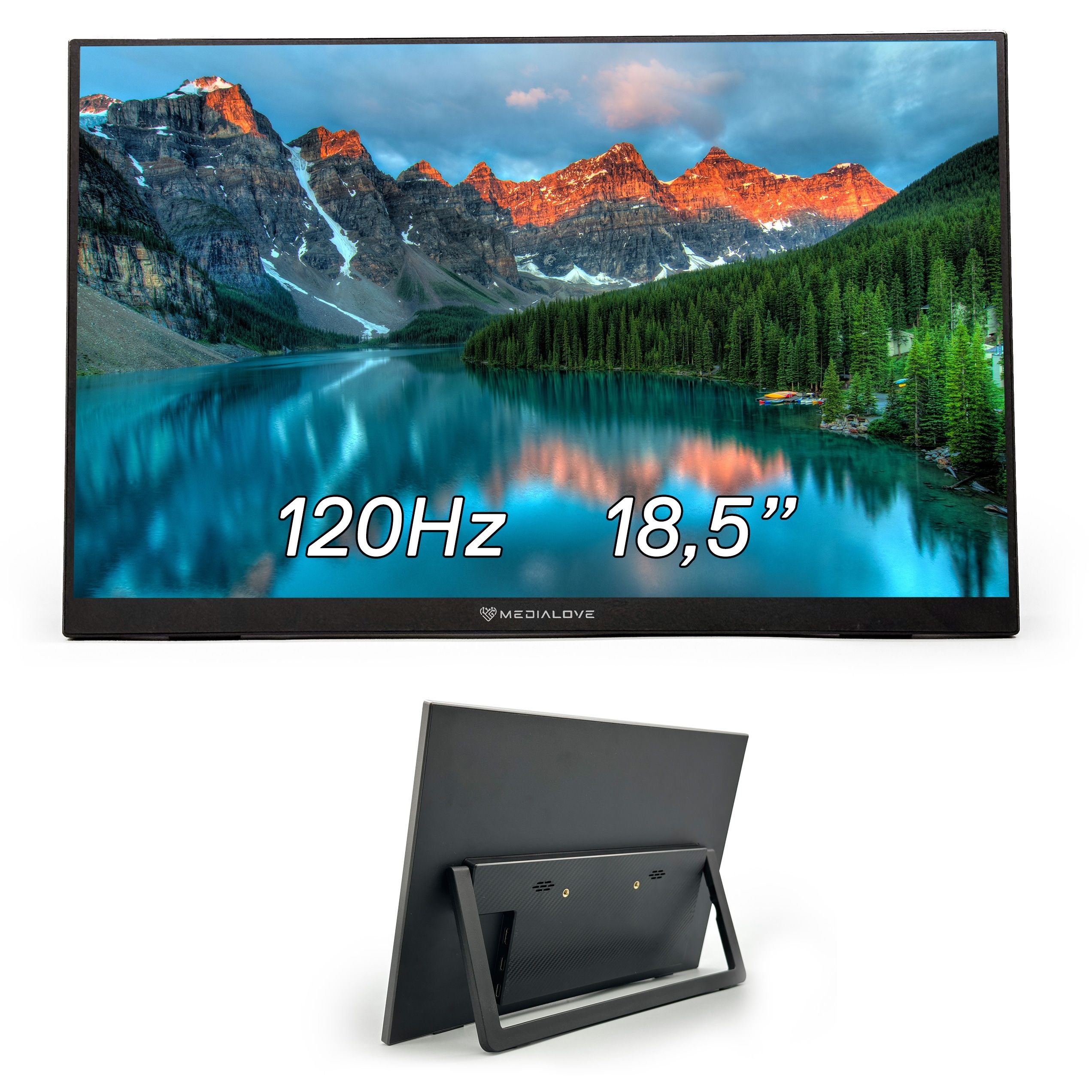  Kaasaskantav led monitor telefoni jaoks sülearvuti 18,5 tolli stabliny seisma 120hz