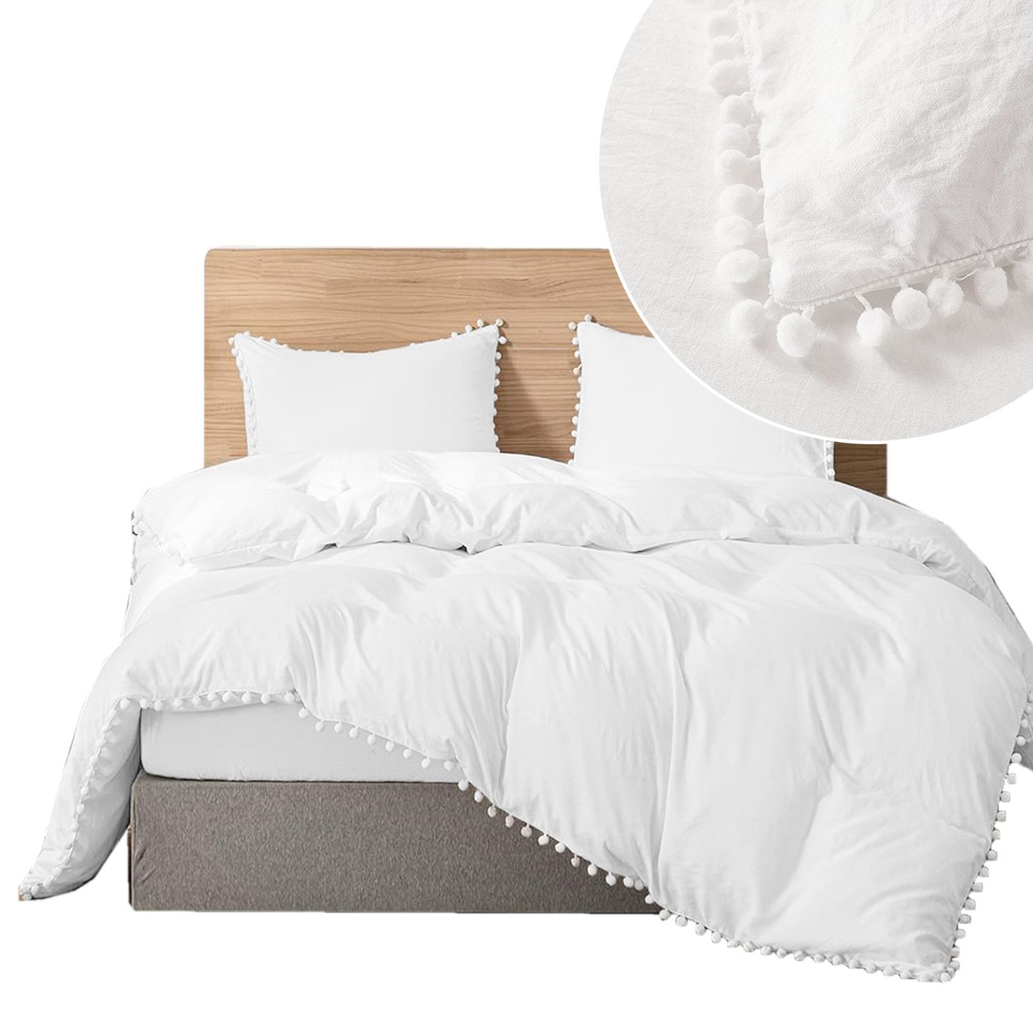  Bedding smooth double-sided set for the bedroom with two poszewkami 160x200 2