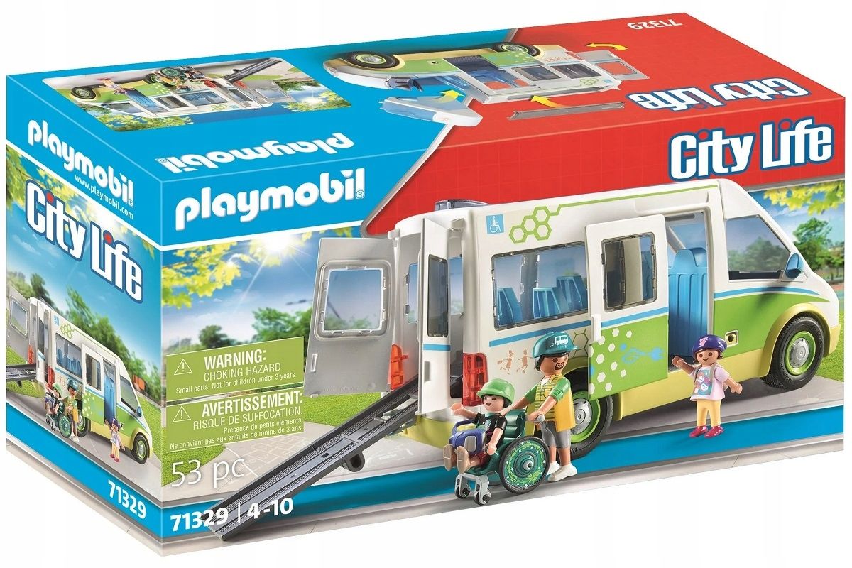  Komplektas playmobil 71423 automobilis su nameliu ant ratų