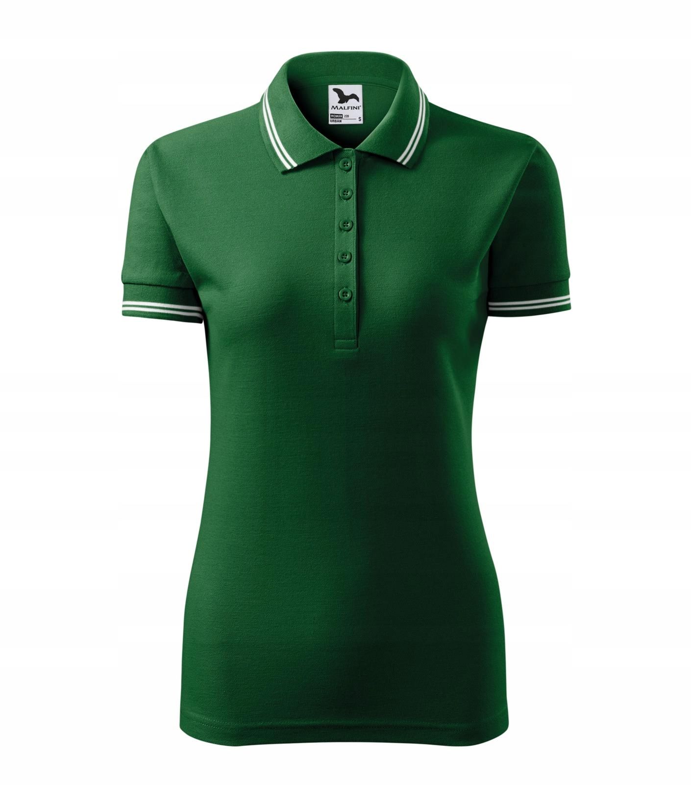  Moteriški marškinėliai polo malfini 220 baltas 2xl