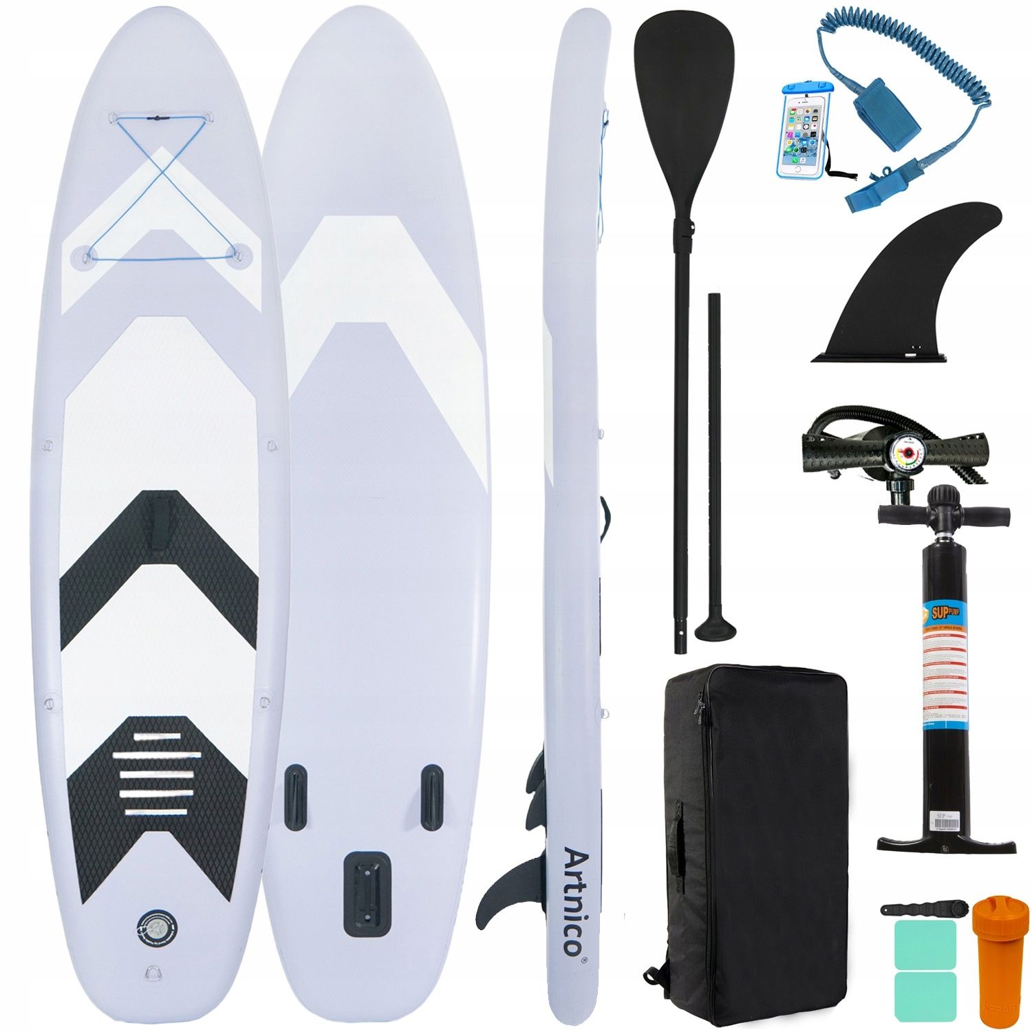  Sup lenta pripučiama plaukimui 320cm komplektas 11 in 1 irklai + pompa + komplektas