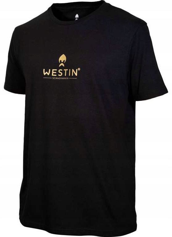  Marškinėliai westin ls tournament shirt black / grey m dydis medium (m)
