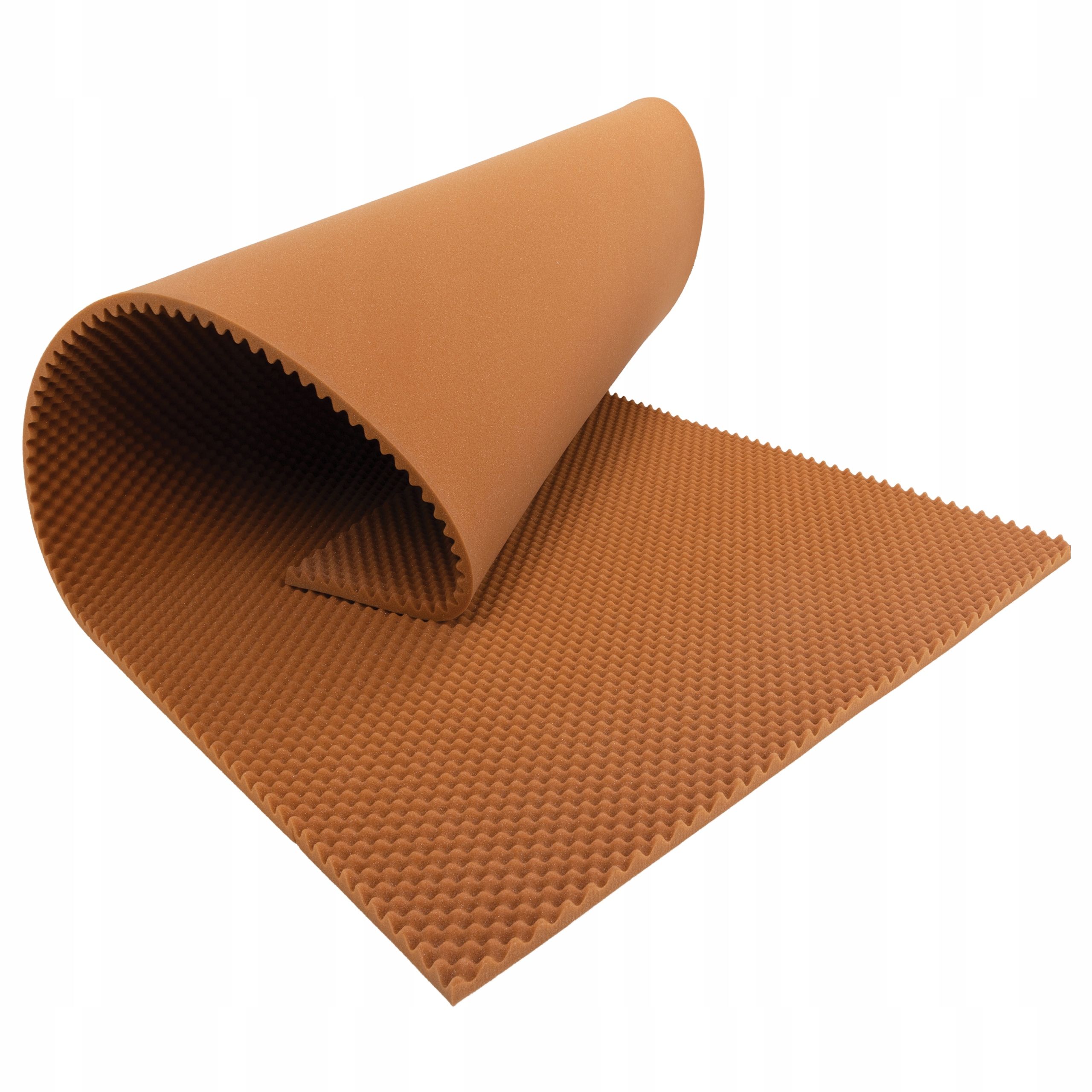  Bitmat akustinis skydelis banga 2cm rudos spalvos elegantiškas dekoras interjerai 2m x 1m