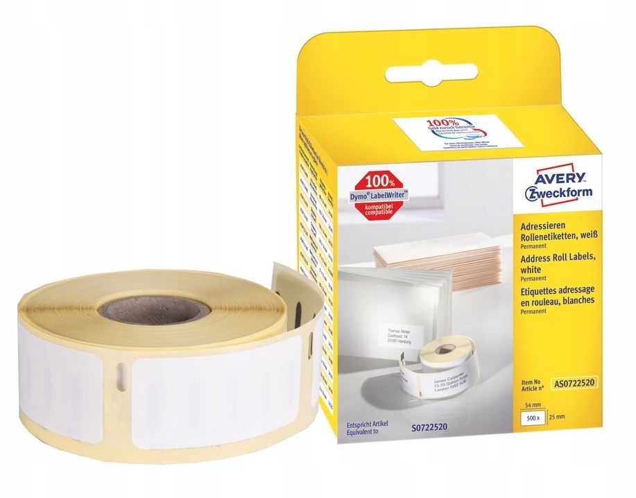  Etiķetes avery 3005riteņi punkti 18mm zils
