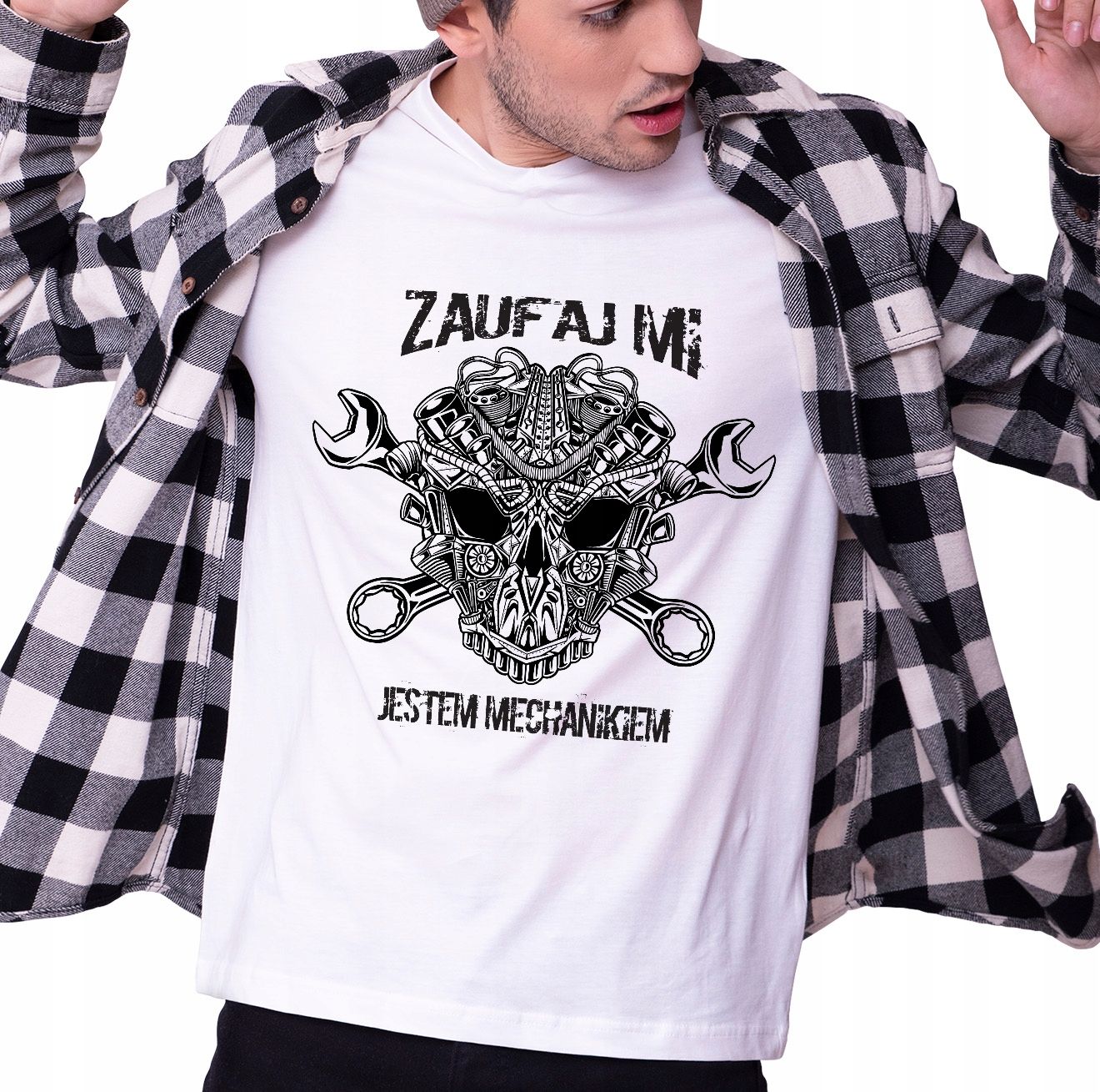  T-shirt mit katze sie potknal muster geschenk l