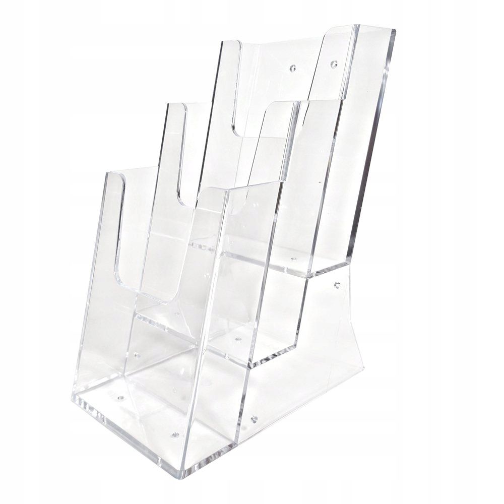  Stánek podavač pro letáky 4 x a5 plexi
