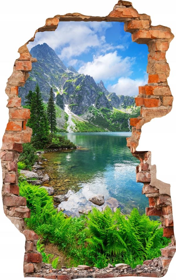  Sienas uzlīmes foto tapetes caurums 688 daba