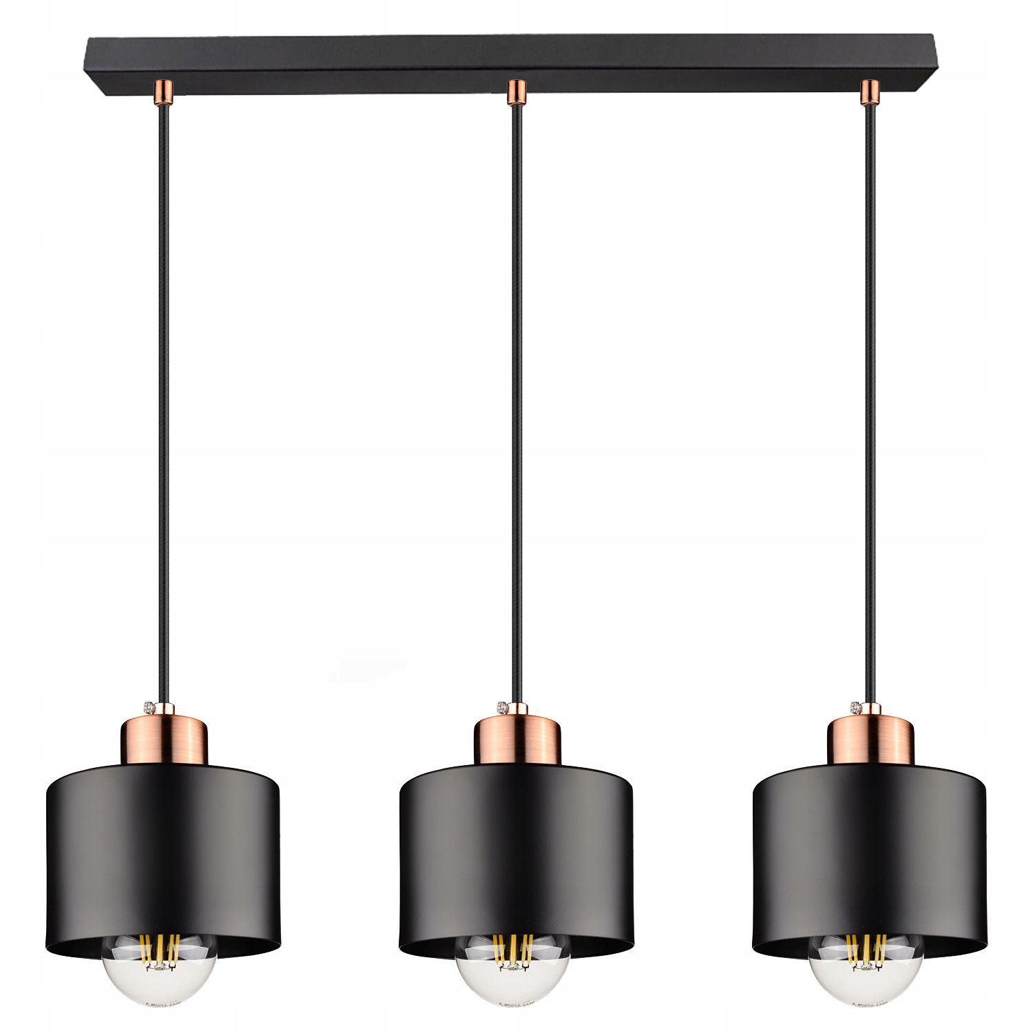  Ceiling lamp hanging lamp golden white modern 3x e27 for the living room