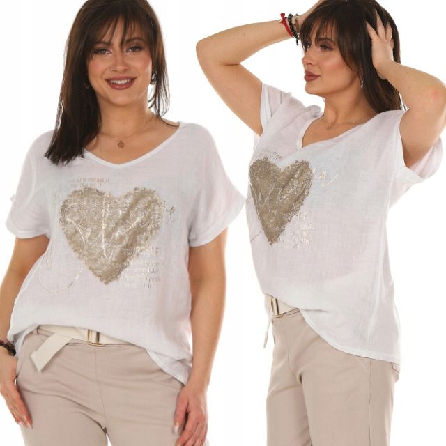  Fashion fresca f787 blouse tunic + necklace, linen