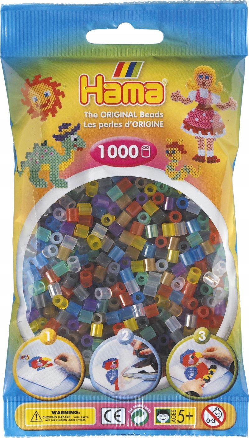  Hama 207-103 - svetlo žltý - 1000 korálky midi - krk