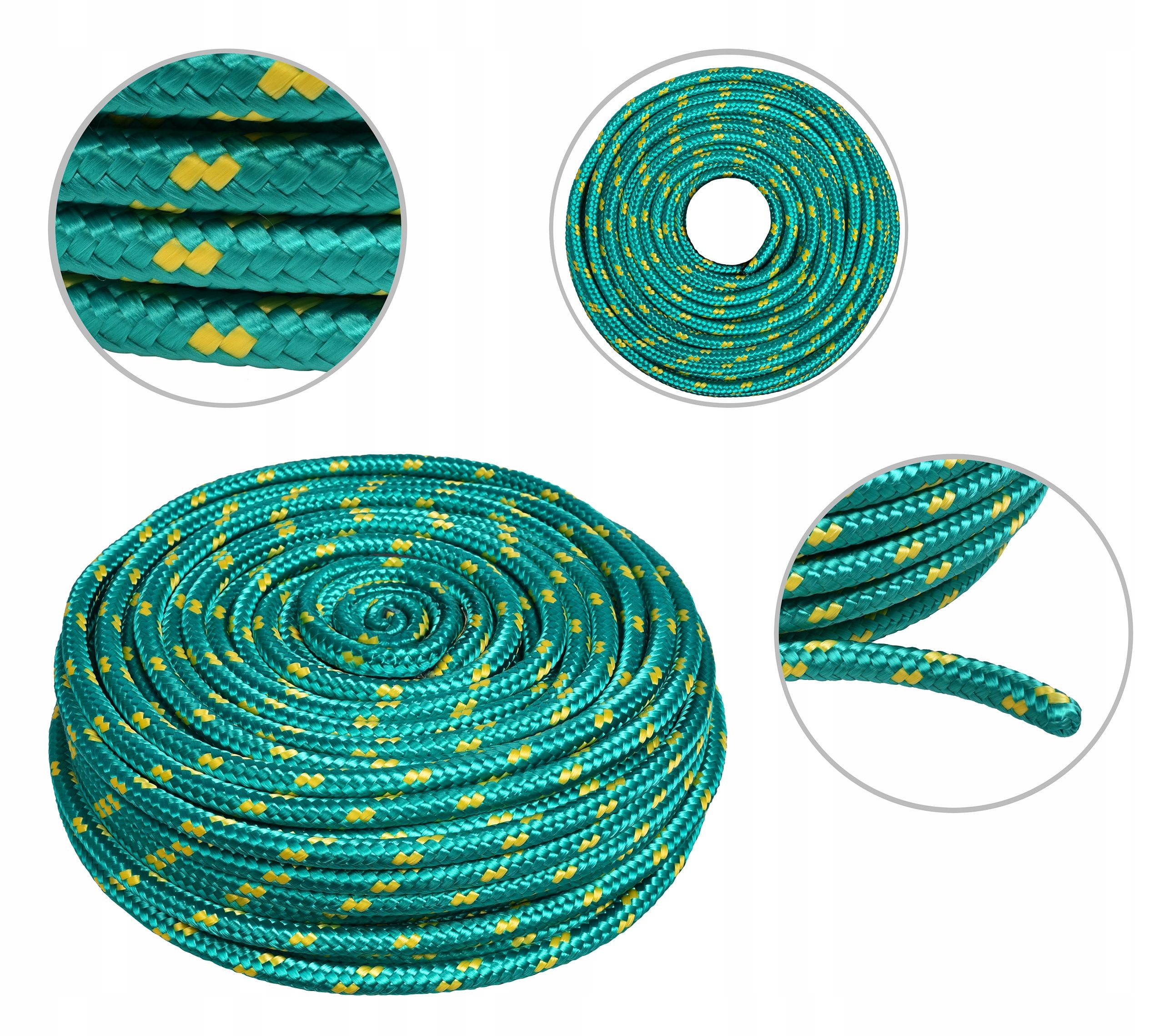  Polipropileno virvė tinklelio tvirtas 10mm 50m
