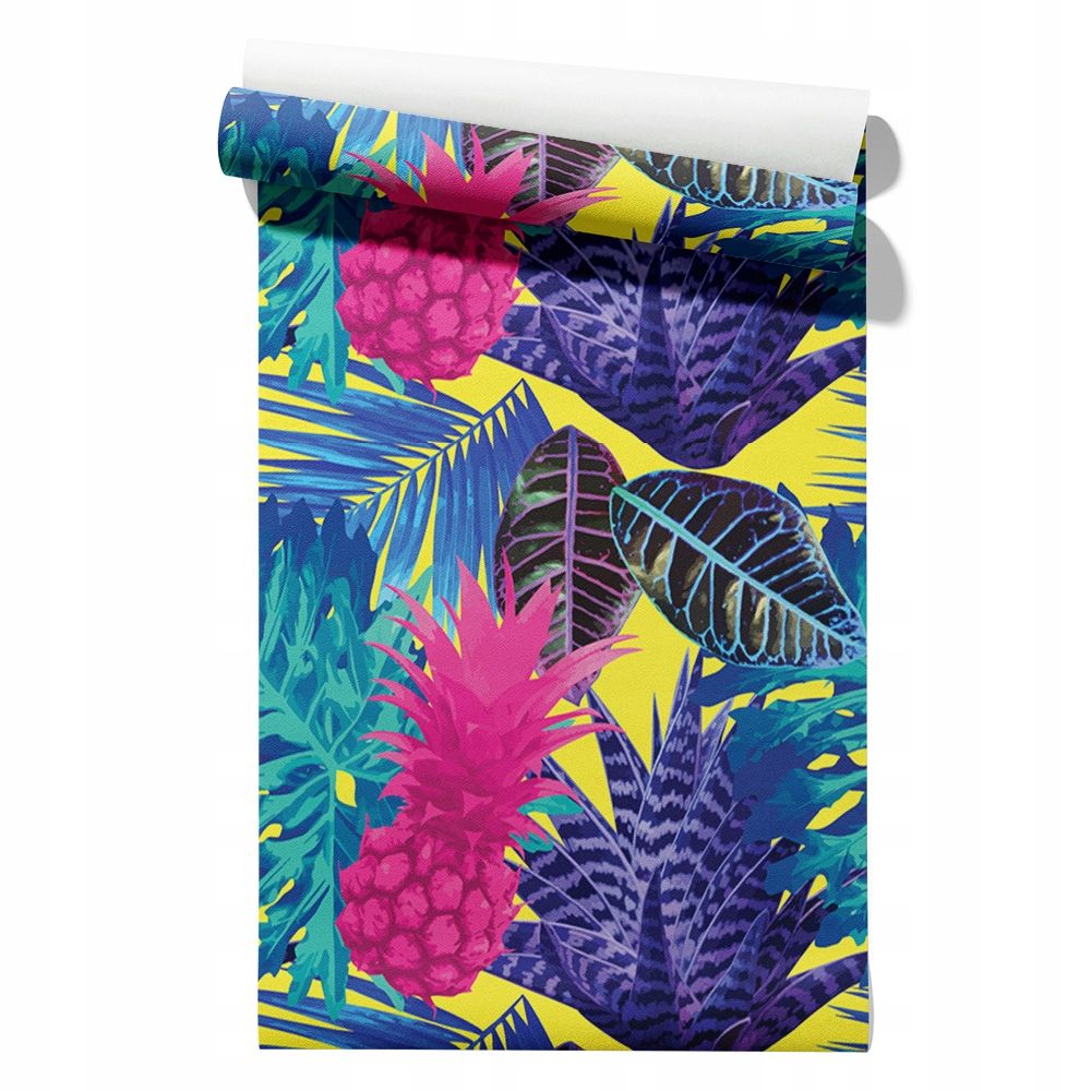  Wallpaper non-woven fabric pastel cherries wallpaper in a roll 50cm x 6,1mb