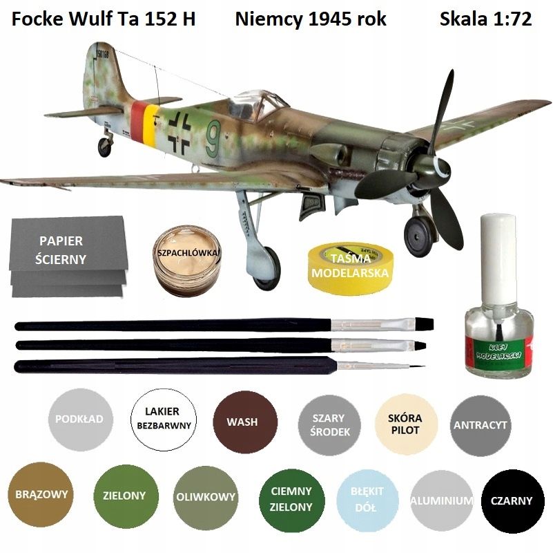  Modelis cisterna pantera tank panther type g + akrila krāsas modeļiem. aksesuāri