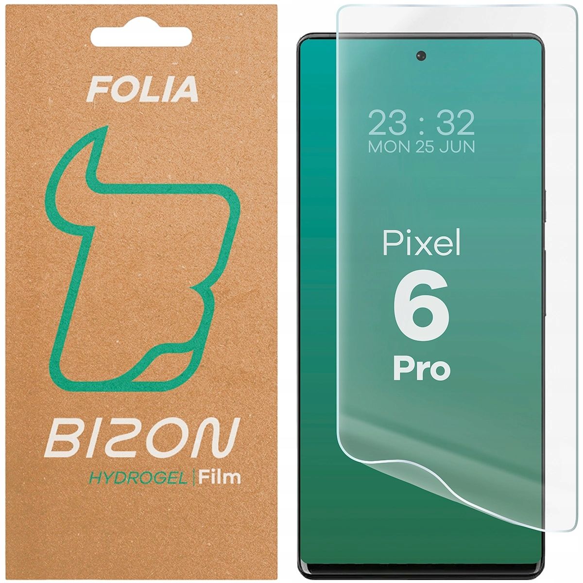  Hidrogelio plėvelė bizon į google pixel pixel 6 pro, 2 kompiuterių.