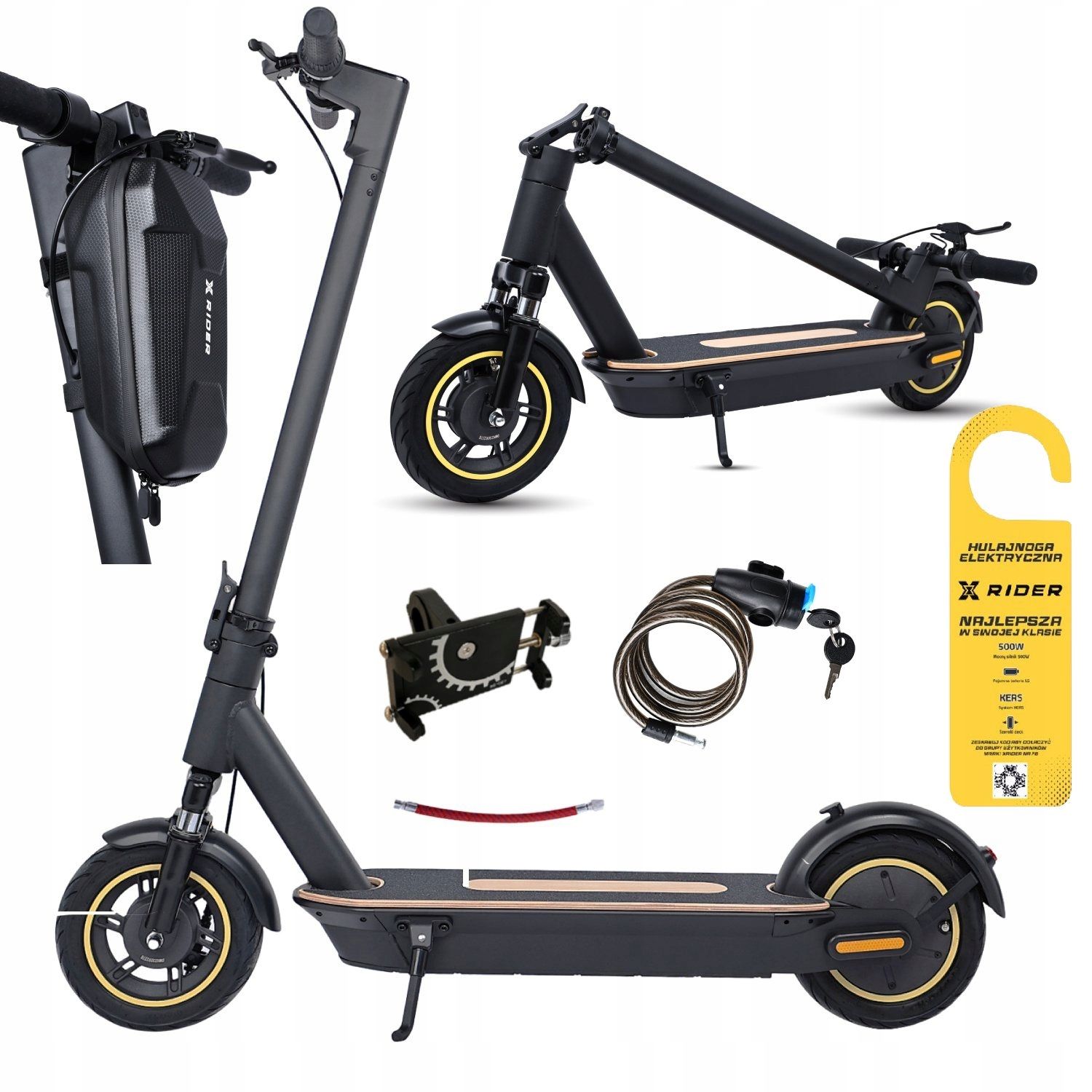  Elektroroller für erwachsene xrider m10me gerät 12ah tasche 1000w